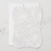 エテリアガーデングリーンリー結婚ボタニカル 招待状 (裏面)