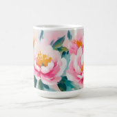 エテリアピンク牡丹 コーヒーマグカップ (中央)