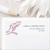 エテリアピンク |パーソナライズされた結婚s ラベル (インサイチュ)