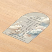 エテリアブリスアクリル招待状 アクリル招待状 (レイダウン)