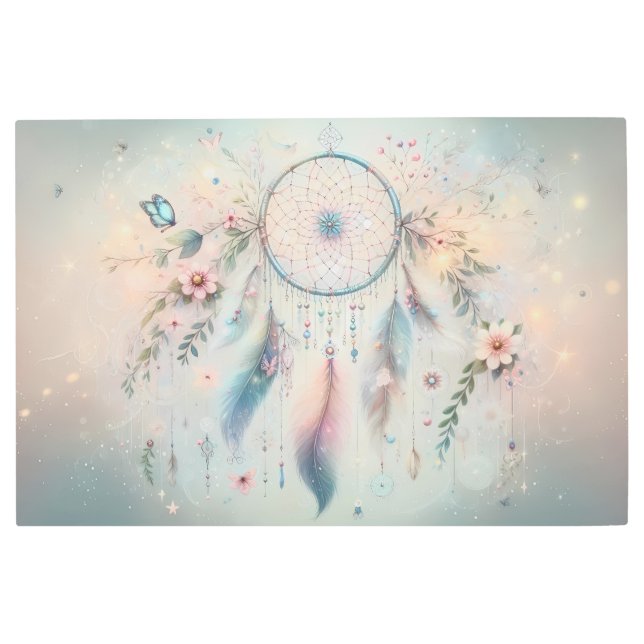 エテリアボホドリームキャッチャー メタルプリント (正面)