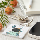 エテリアムトザムーンETH宇宙マンマーチ キーホルダー (正面右)