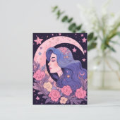 エテリアムーン女神イラストレーション ポストカード (スタンド正面)
