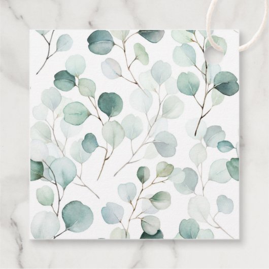 エテリアユーカリ結婚グリーンリー フェイバータグ (裏面)