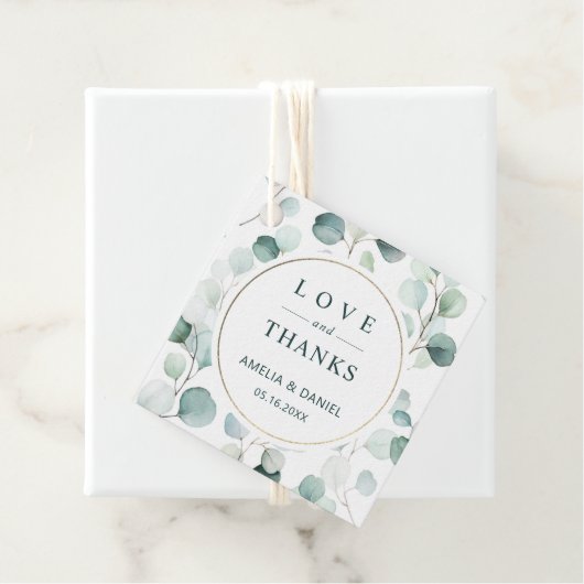 エテリアユーカリ結婚グリーンリー フェイバータグ (インサイチュ)