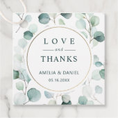 エテリアユーカリ結婚グリーンリー フェイバータグ (正面)