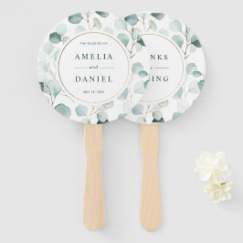 エテリアユーカリ金ゴールドフレームグリーン結婚リー ハンドファン