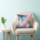 エテリアルウォーターカラー銀河系ドリーミーコズミック クッション (椅子)