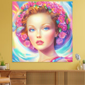 エテリアルクラウンポートレート キャンバスプリント (インサイチュ (リビング))