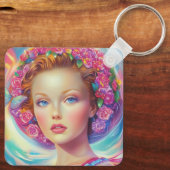 エテリアルクラウンポートレート キーホルダー (裏面)