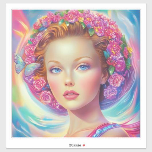 エテリアルクラウンポートレート シール (シート)