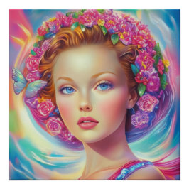 エテリアルクラウンポートレート ポスター