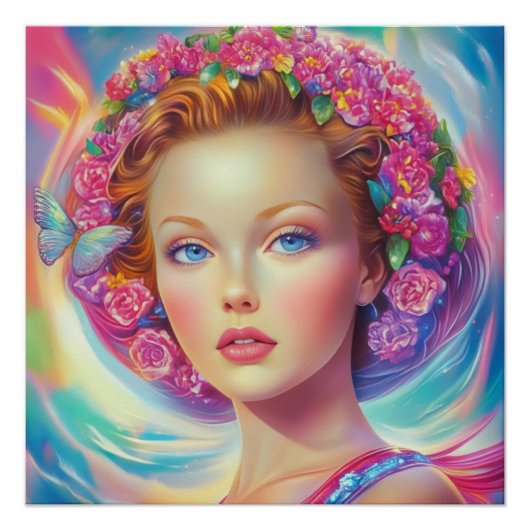 エテリアルクラウンポートレート ポスター (正面)