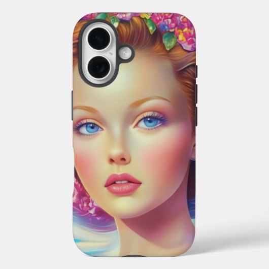 エテリアルクラウンポートレート Case-Mate iPhoneケース (裏面)