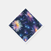 エテリアルナイト開花生物発光アスター スタンダードカクテルナプキン (角)