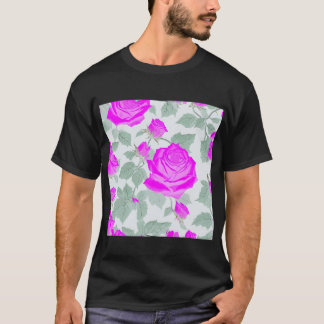 エテリアルピンク幽霊バラ Tシャツ