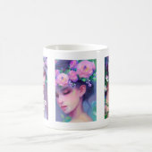 エテリアルファンタジーフェアユタリーアート |女かわいらし性 コーヒーマグカップ (中央)