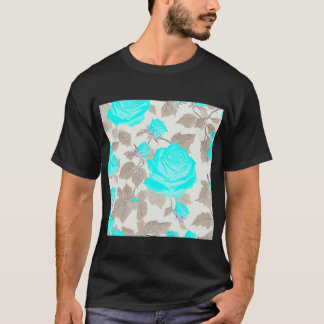 エテリアルブルー幽霊バラV1 Tシャツ