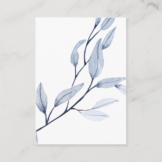 エテリアルブルー結婚ズホテル詳細アコモデーション エンクロージャーカード (裏面)