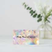 エテリアルルミネッセント衣料ブティックまたはジュエリー 名刺 (スタンド正面)