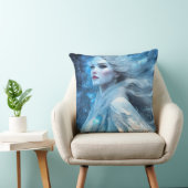 エテリアル凍っていスノウクイーンファンタジーアート クッション (椅子)