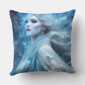 エテリアル凍っていスノウクイーンファンタジーアート クッション (裏面)