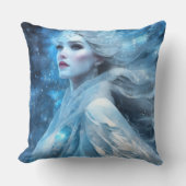 エテリアル凍っていスノウクイーンファンタジーアート クッション (正面)