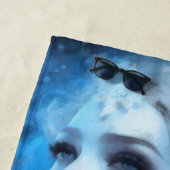 エテリアル凍っていスノウクイーンファンタジーアート ビーチタオル (インサイチュ)