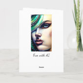 エテリアル美しいスパークリー宝石 カード (裏面)