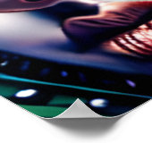 エテリアル美しいスパークリー宝石 ポスター (角)