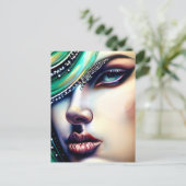 エテリアル美しいスパークリー宝石 ポストカード (スタンド正面)