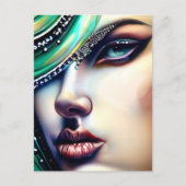 エテリアル美しいスパークリー宝石 ポストカード (正面)