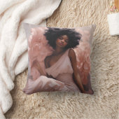 エテリアル美しいバラエンブレイスラグジュアリー クッション (ブランケット)