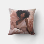 エテリアル美しいバラエンブレイスラグジュアリー クッション (裏面)