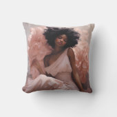 エテリアル美しいバラエンブレイスラグジュアリー クッション (正面)