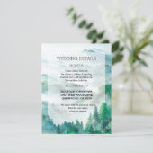 エテリアールグリーンと白の彫刻の山々 エンクロージャーカード (スタンド正面)