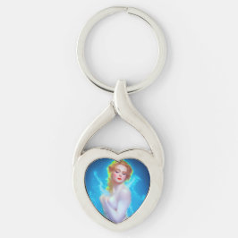 エテリアール女神ポートレート – シュルレアルファンタジー キーホルダー
