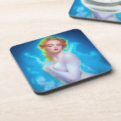 エテリアール女神ポートレート – シュルレアルファンタジー コースター (左側)