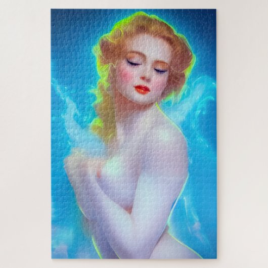 エテリアール女神ポートレート – シュルレアルファンタジー ジグソーパズル (縦)