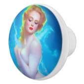 エテリアール女神ポートレート – シュルレアルファンタジー セラミックノブ (右)