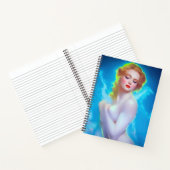 エテリアール女神ポートレート – シュルレアルファンタジー ノートブック (内部)