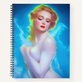 エテリアール女神ポートレート – シュルレアルファンタジー ノートブック
