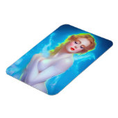 エテリアール女神ポートレート – シュルレアルファンタジー マグネット (左側)