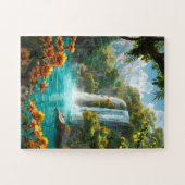 エテリアール滝の春 ジグソーパズル (横)