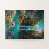 エテリアール滝の春 ジグソーパズル (横)