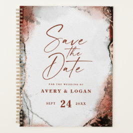 エテリア素朴秋燃えたオレンジ結婚の計画 プランナー手帳