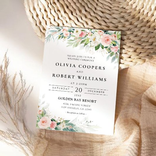 エテリア赤面結婚の式招待状 招待状