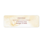 エテリア・マグノリアの花 ラベル (正面)