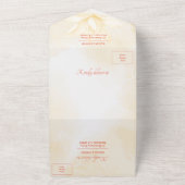 エテリア・マグノリア結婚フラワー オールインワン招待状 (外側)