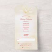 エテリア・マグノリア結婚フラワー オールインワン招待状 (内側)